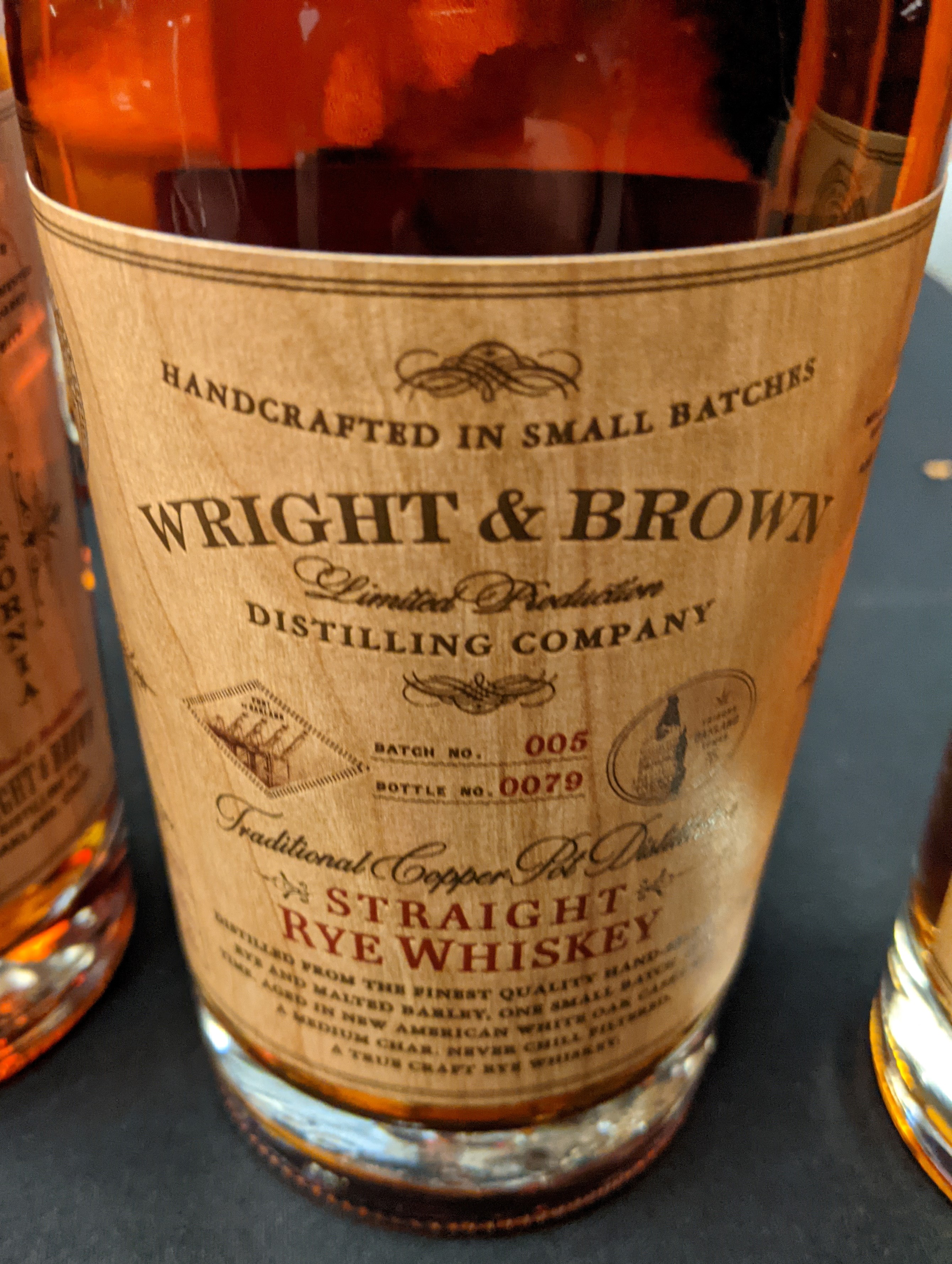 Bottled-in-Bond Straight Bourbon Whiskey: 6 year — Wright & Brown  Distilling Co.